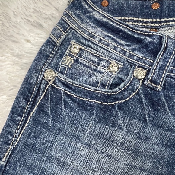 |•MISS ME•| Cuffed Capri Jeans Size 28 - Picture 12 of 16